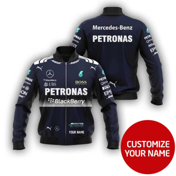 Custom Name Bomber Jacket Mercedes, Mercedes 3D Spring Autumn, Mens Casual Jacket, Car Sports Cg46