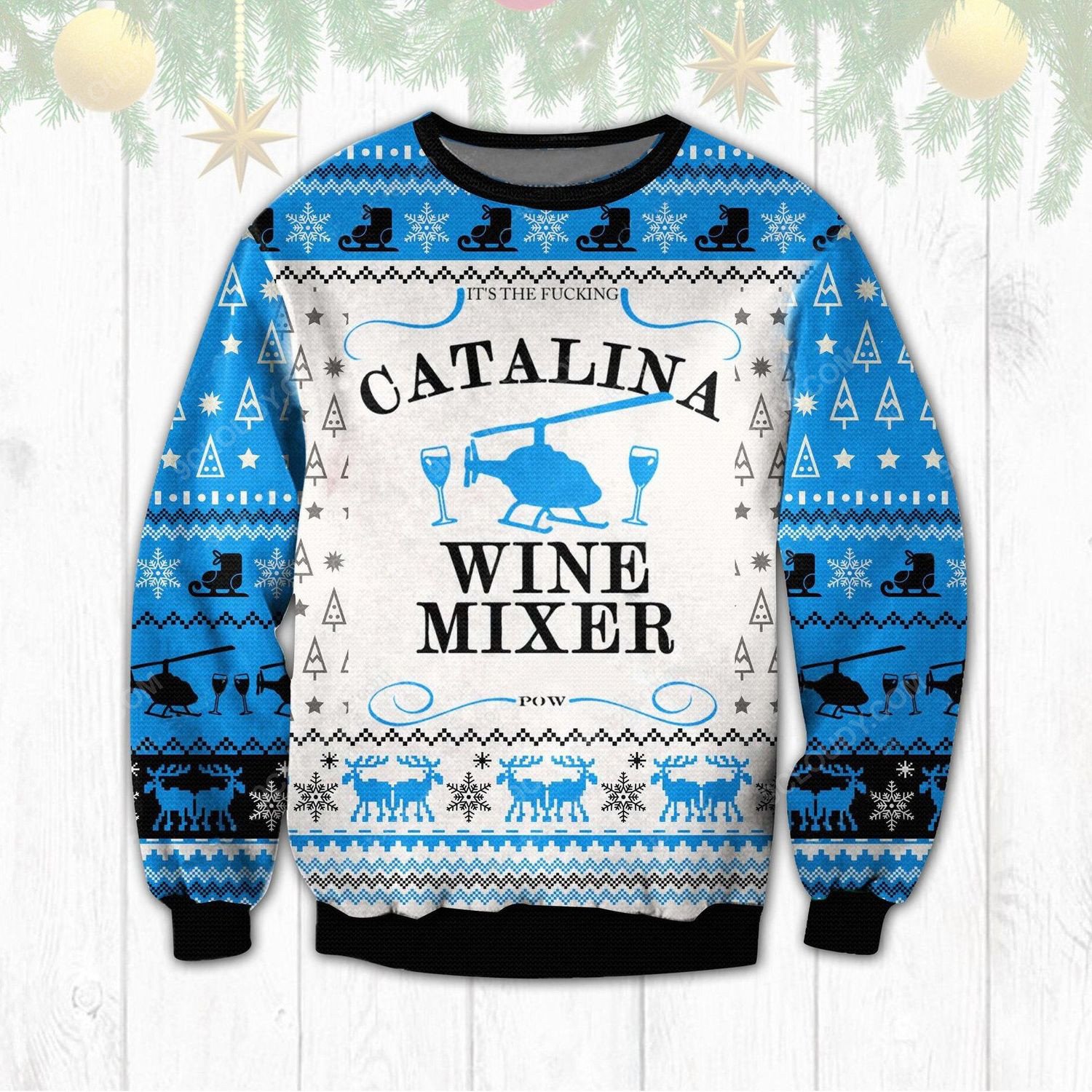 The Catalina Wine Mixer Ugly Christmas Sweater 2021 Shirt For Women Men Couple Family Funny Cute