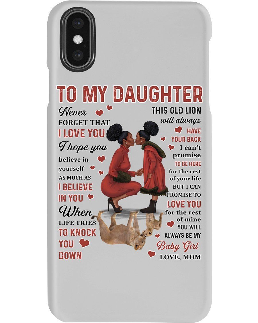 This Old Lion Will Always Have Your Back Fleece Blanket Mom To Daughter Phone case