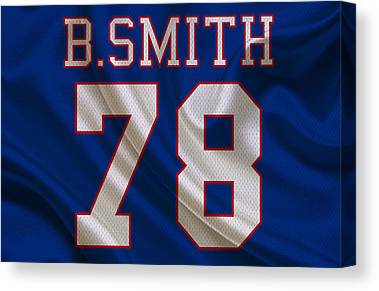 1 Buffalo Bills Bruce Smith Joe Hamilton Canvas Print