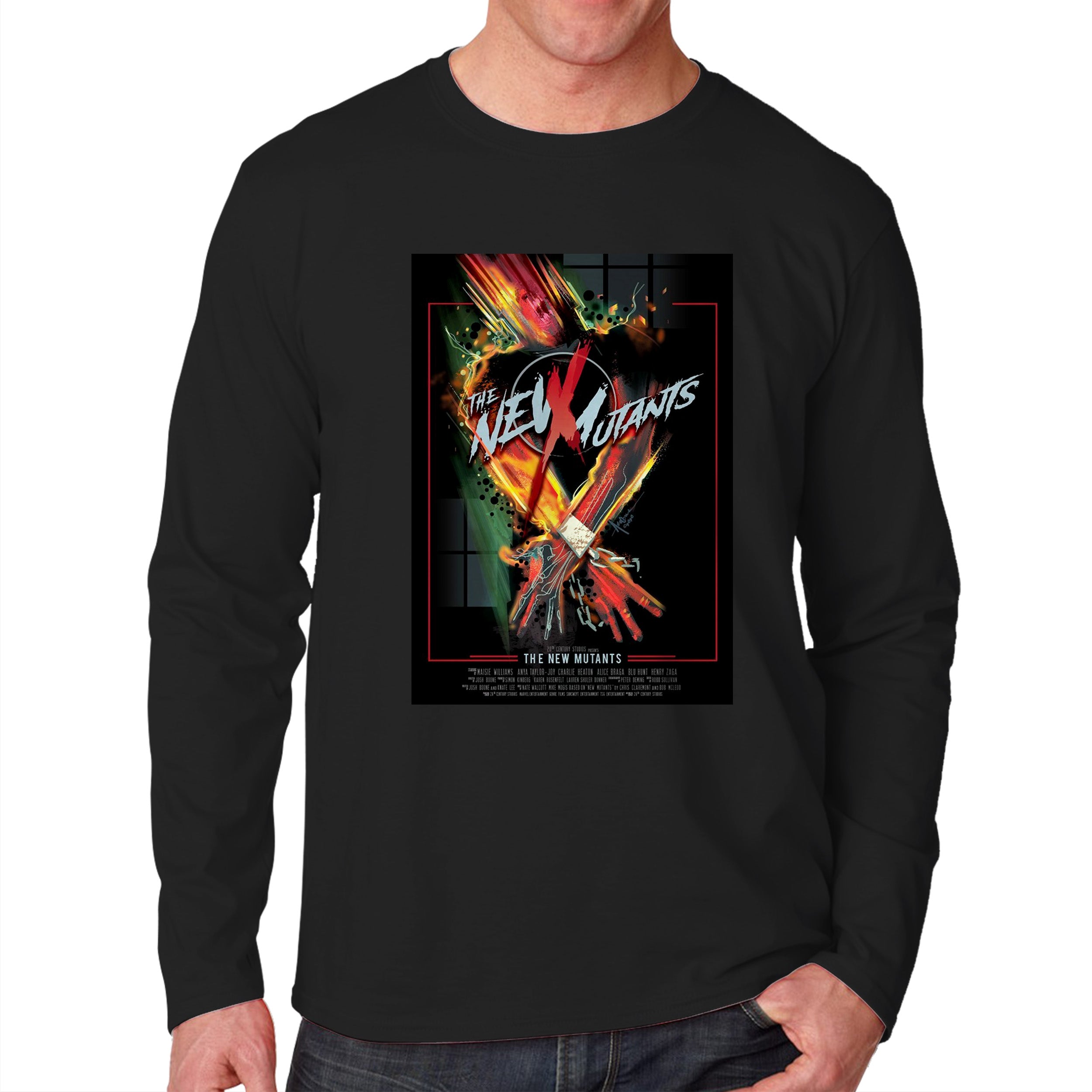 The New Mutants X Men Movie Poster Unisex Long Sleeve T-Shirt Tee