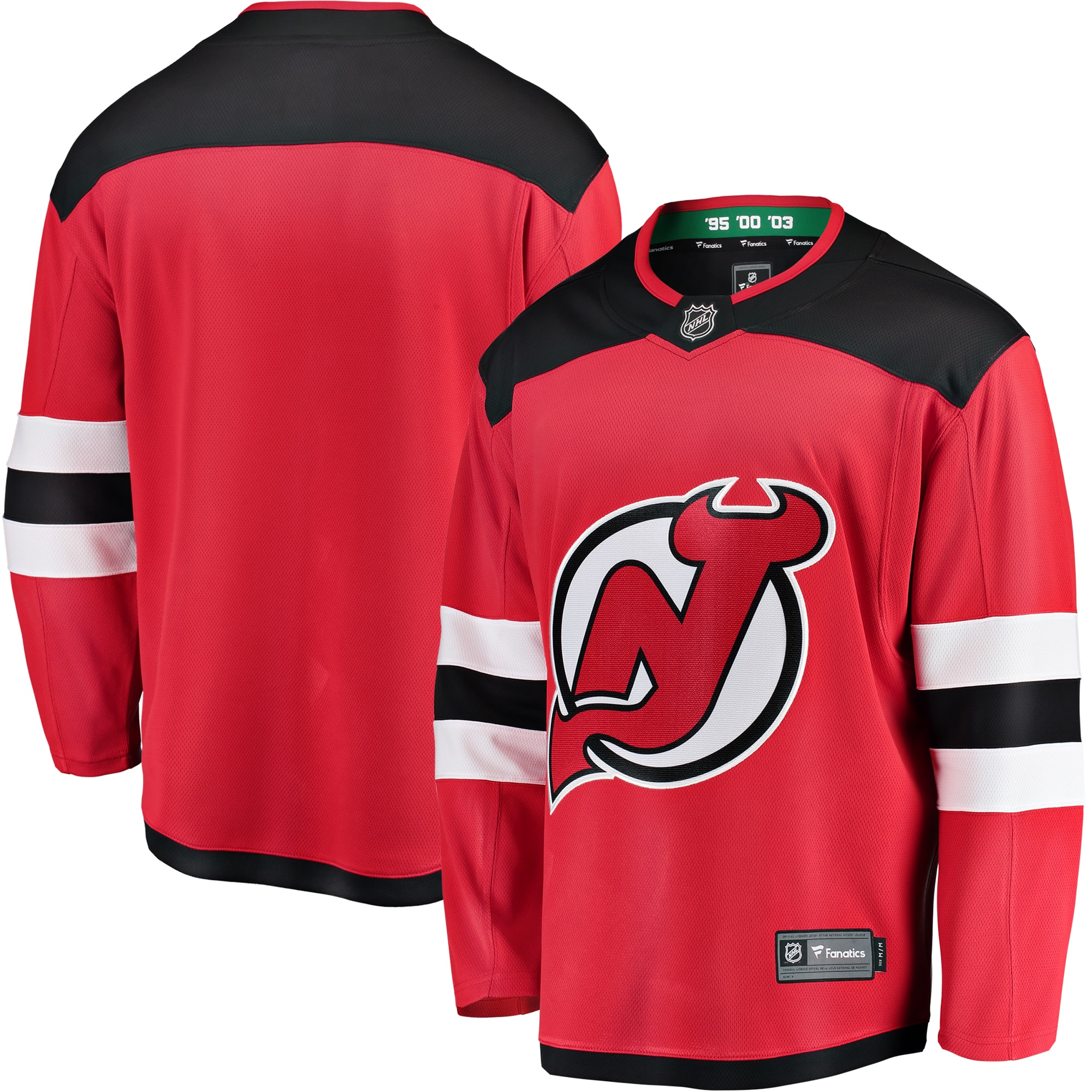 New Jersey Devils Branded Breakaway Home Jersey – Red