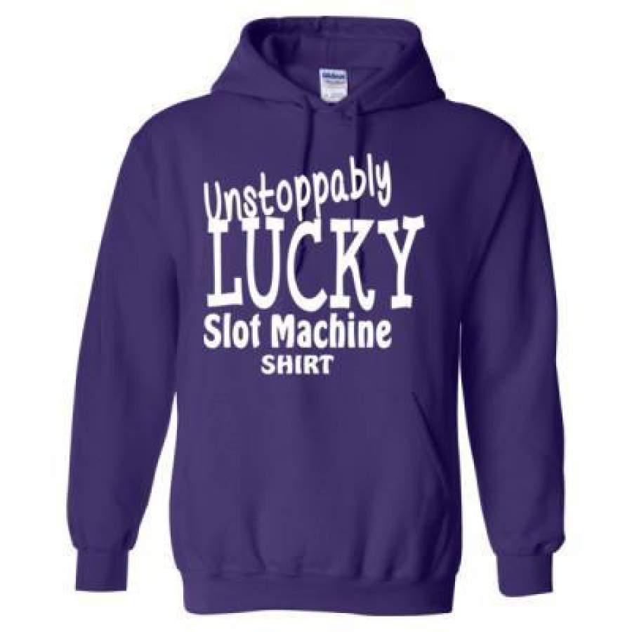 AGR Unstoppably Lucky Slot Machine – Heavy Blend™ Hooded Sweatshirt