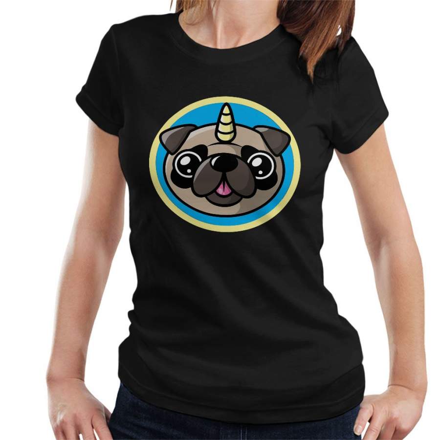 Pug Unicorn Women’s T-Shirt
