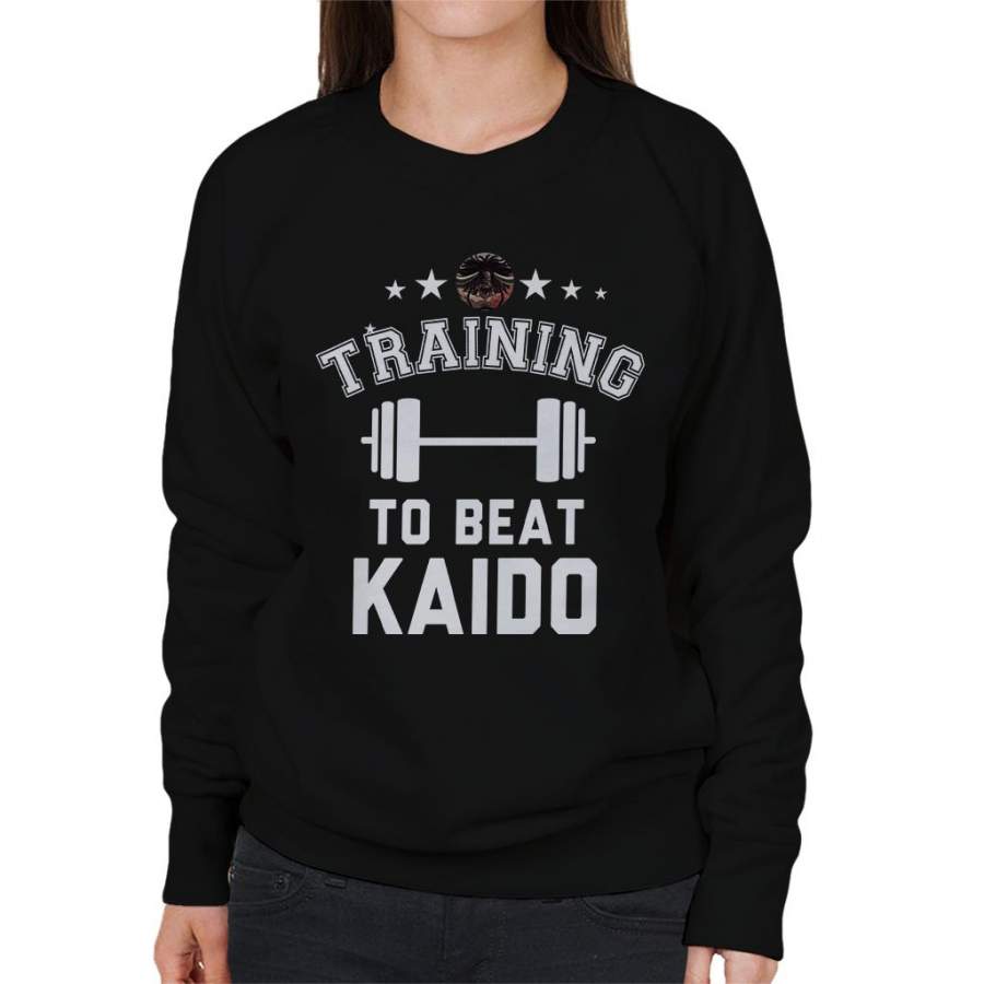 Training To Beat Kaido One Piece Women’s Sweatshirt
