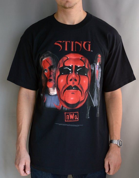 Vintage 1998 Sting Nwo Wwf Shirt Deadstock Shirt