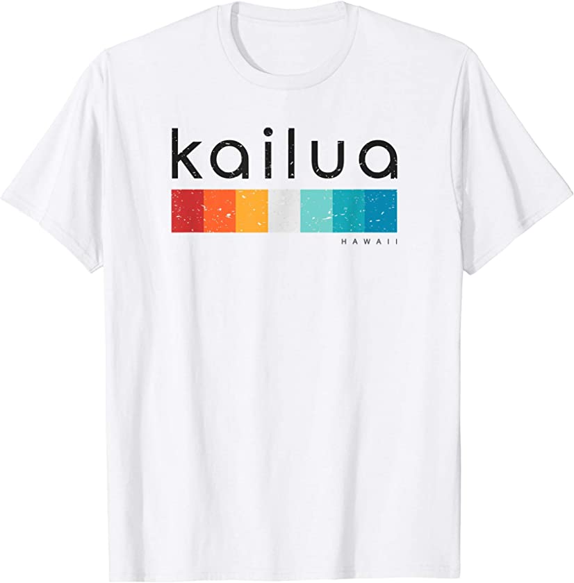 Vintage Kailua Hawaii Retro Design T-shirt