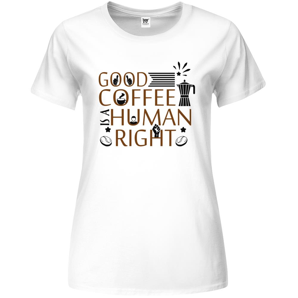 Good Iced Coffee Is A Human Right Essential (12) Premium Womens T Shirts