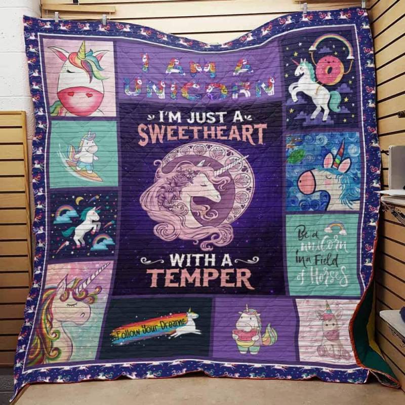 With A Temper Unicorn J4943 Quilt