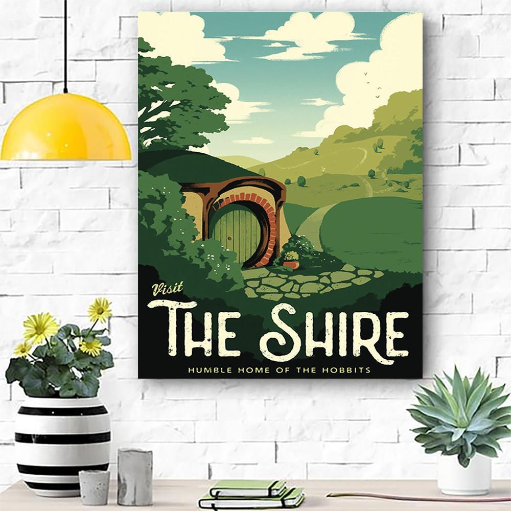 The Shire Canvas Room Home Decor Print Matte Canvas – Home Room Wall Decor Matte Canvas – Mostsuit