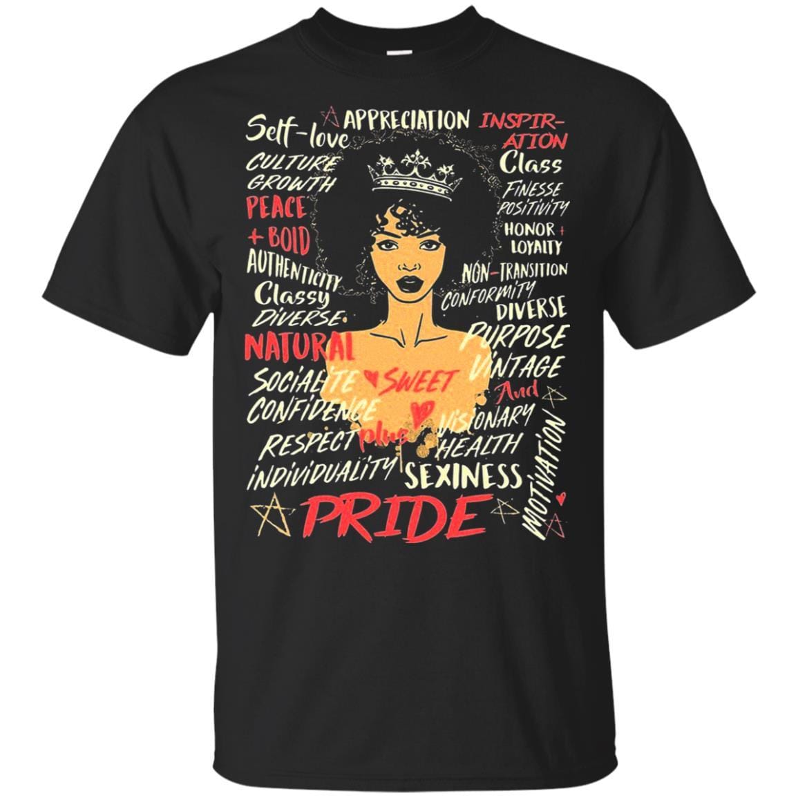 African American Black Girl Rock Pride T-Shirt For Melanin Afro Girls