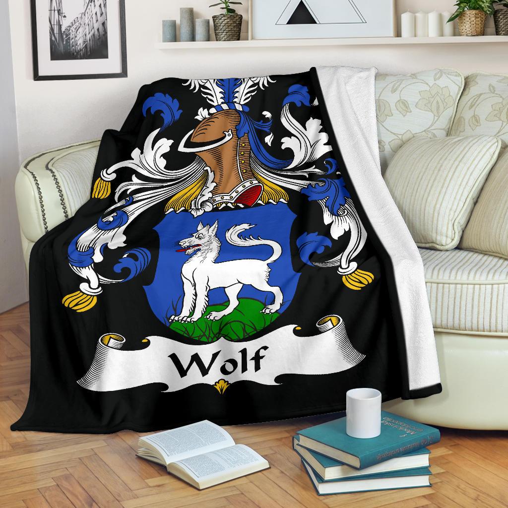 Wolf Germany Blanket – German Family Crest A7