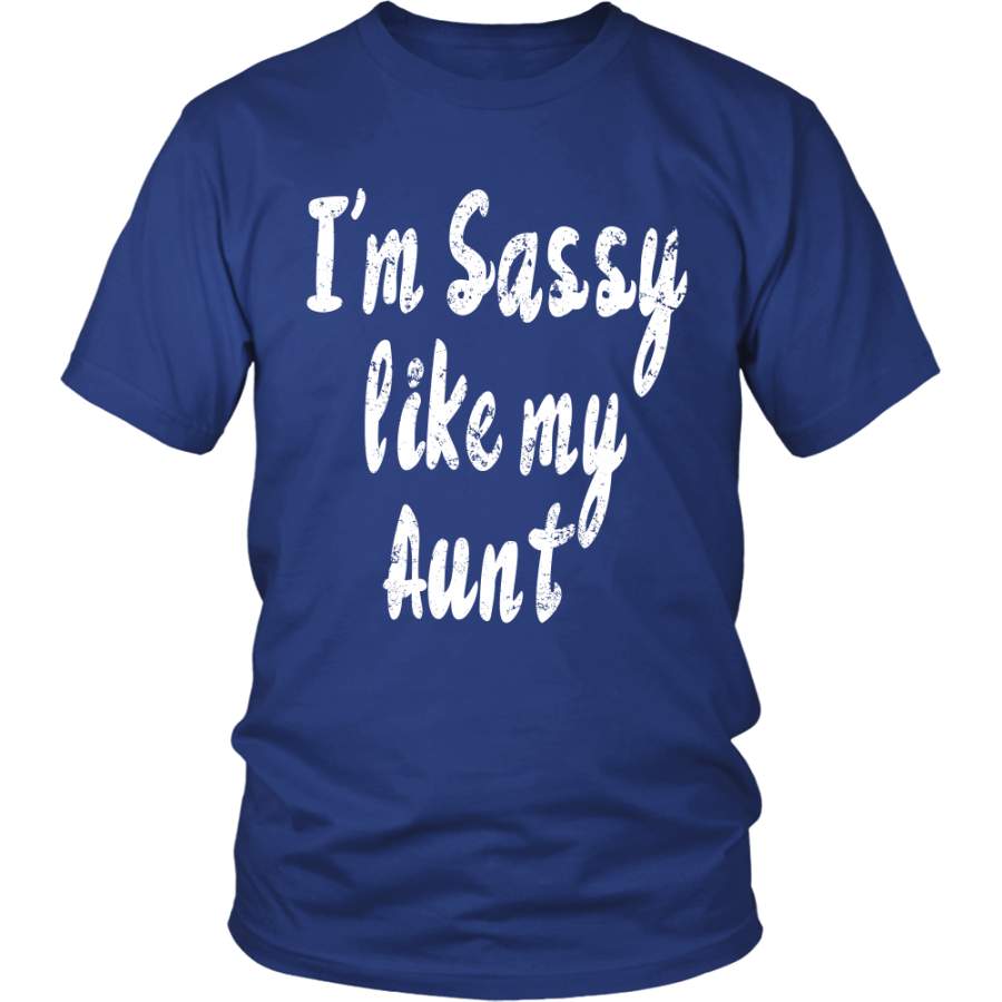 Couple Collection – I’m sassy like my aunt – Men Short Sleeve T Shirt – TL01198SS