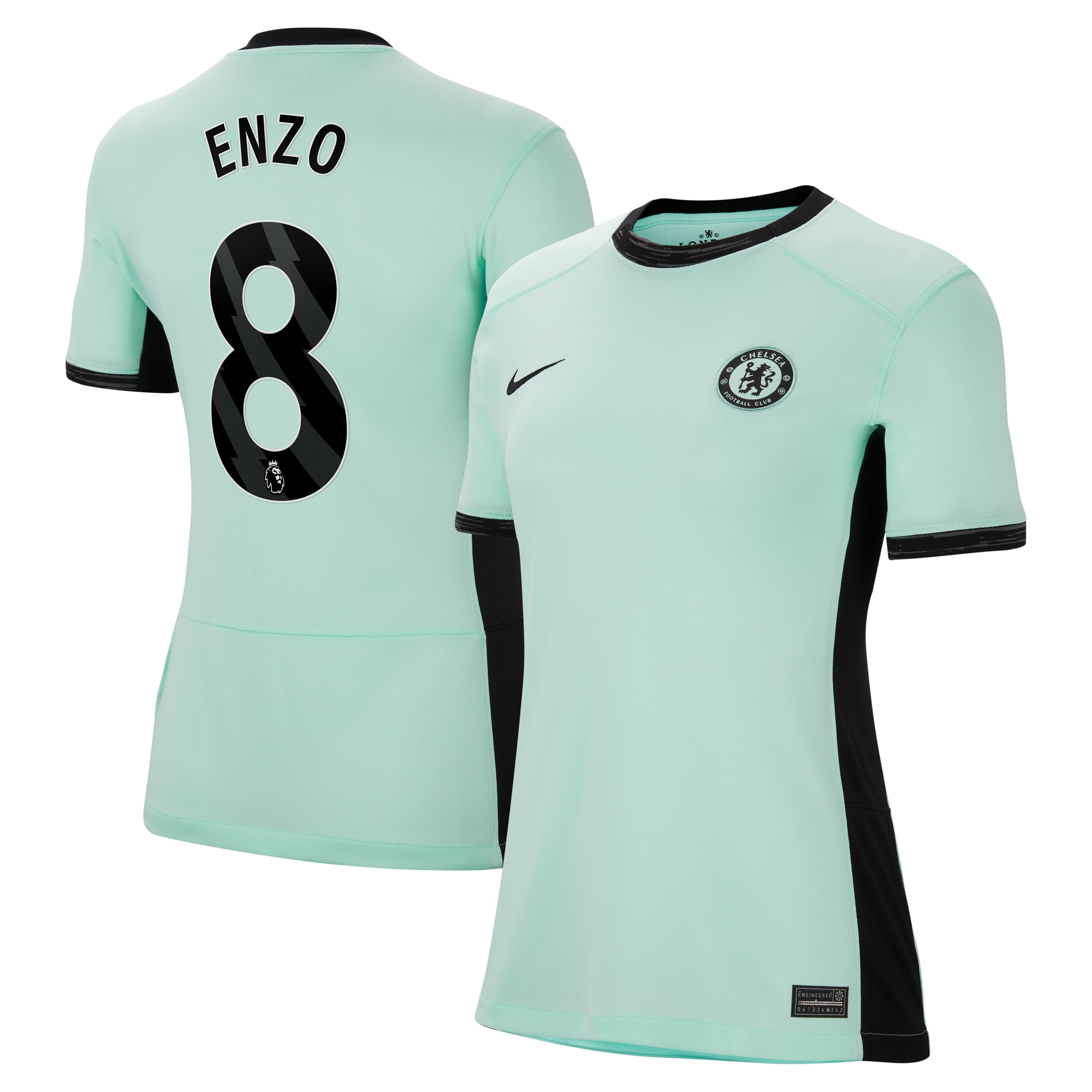 Enzo Fernández Chelsea Women's 2023/24 Third Stadium Replica Player Jersey – Mint