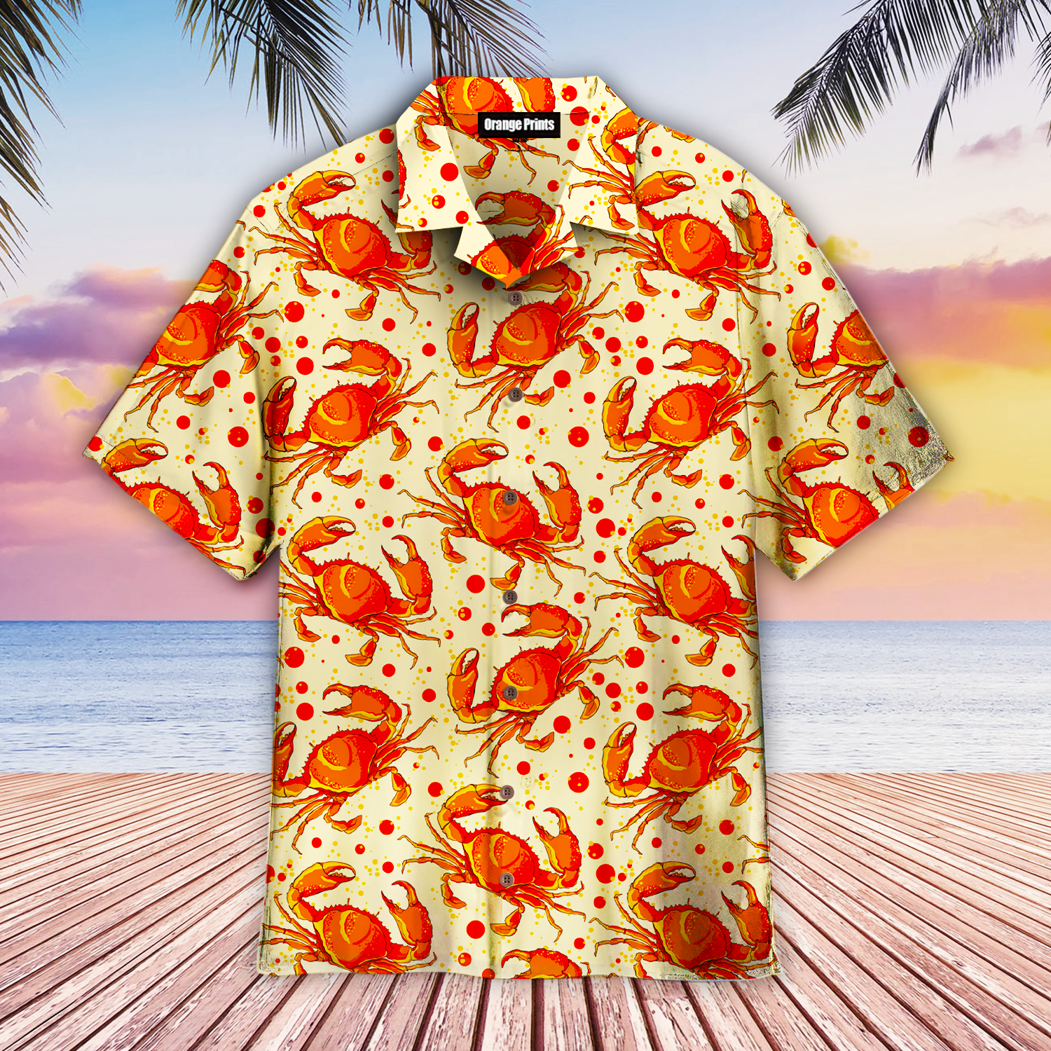 Red Crab Make So Hot Aloha Hawaii Shirts For Men Women Ha8529