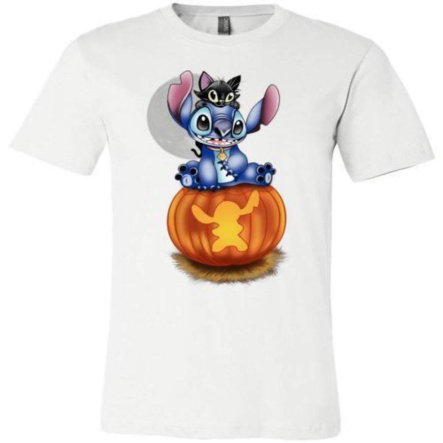 Stitch And Cat Halloween  5 Men/Women 3D All-Over Print Tshirt