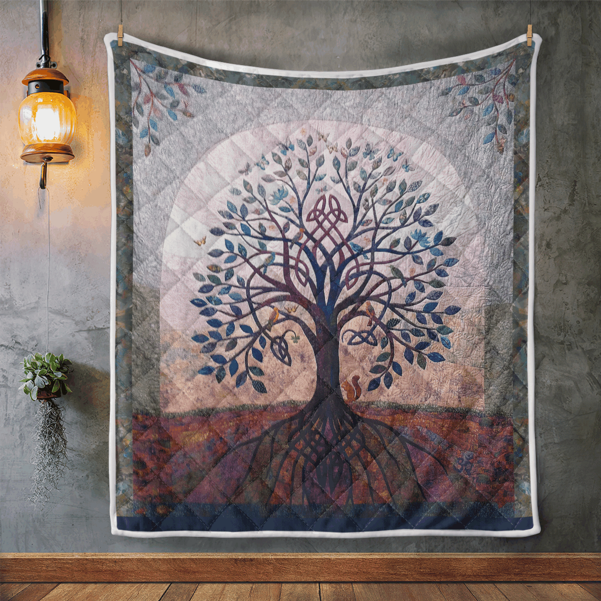 Celtic Tree Of Life Clt0511034H Quilt Blanket