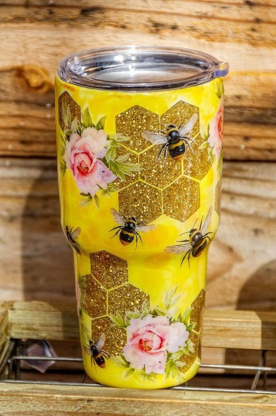 Bee Glitter Al5 Ndk060795 Tumbler