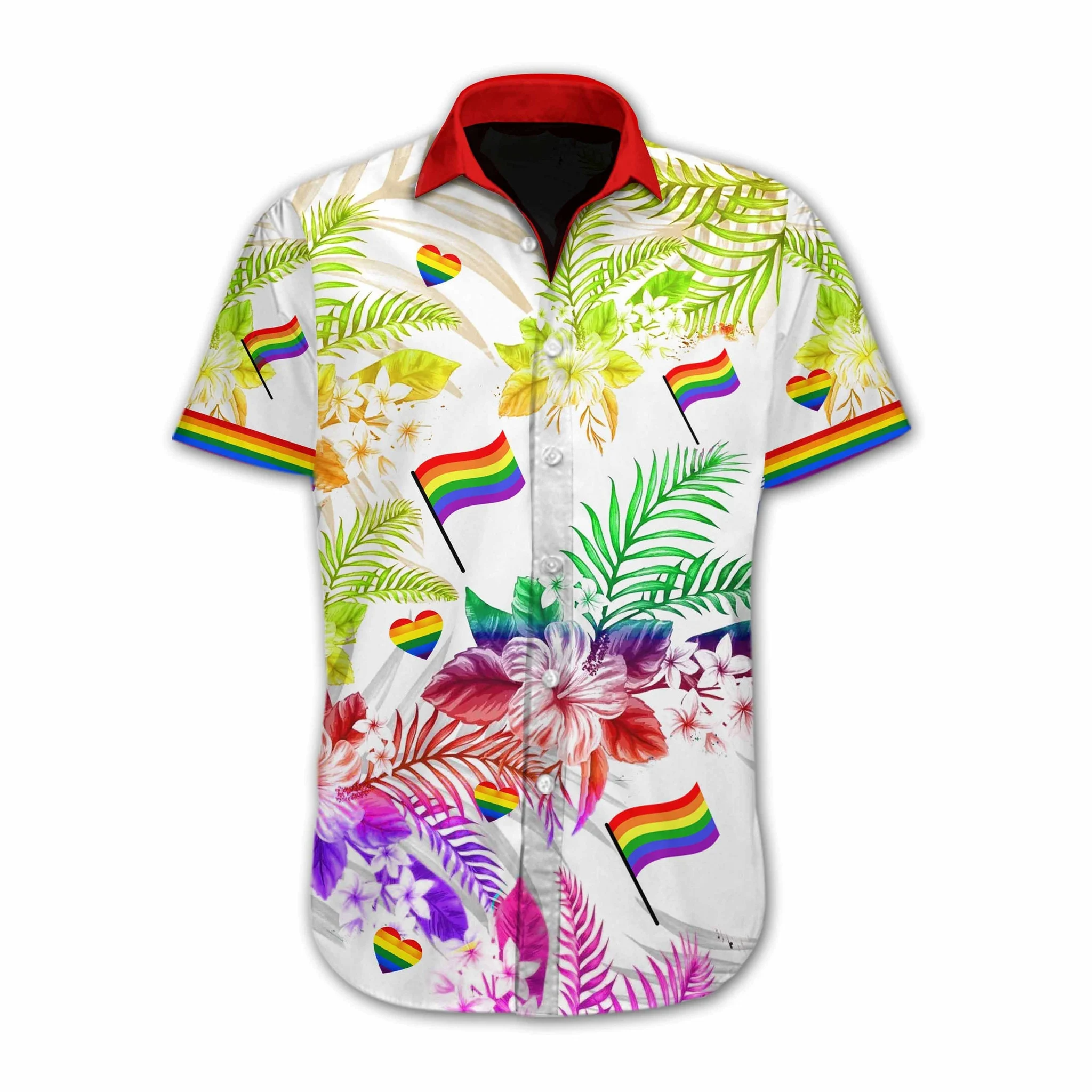 Lgbt Pride Love Is Vivid Design Hawaii Shirt Ha17219