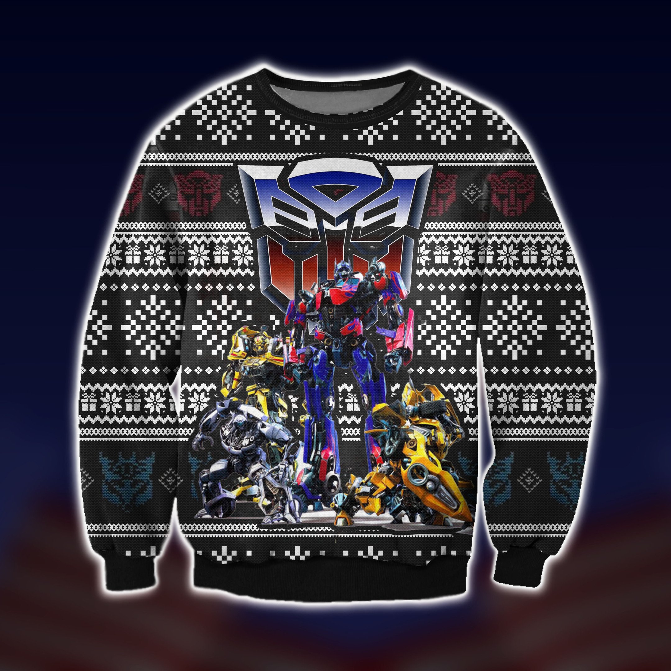 Transformer 2007 Ugly Christmas Sweater