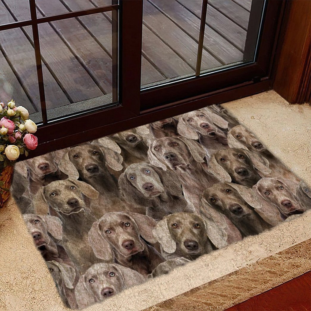 Tmarc Tee A Bunch Of Weimaraners Doormat