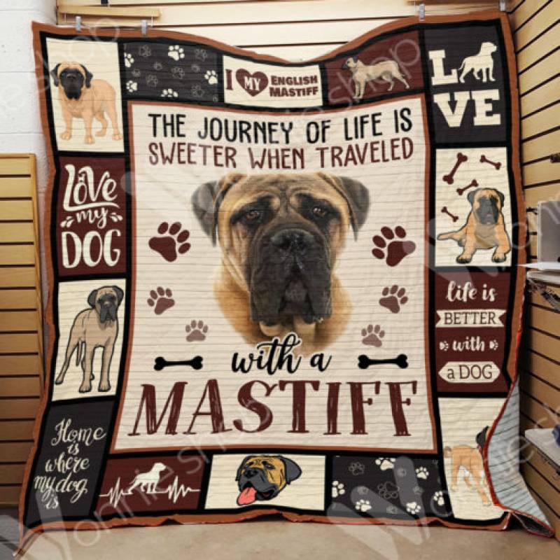 English Mastiff Dog Blanket NOV1601 77O42