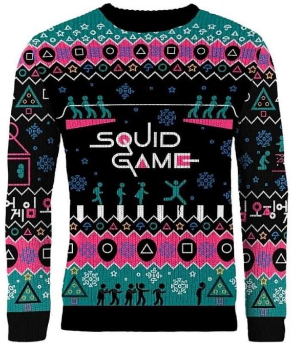 Christmas Gift For Squid Game Lover Squid Game Ugly Christmas Sweater Hg