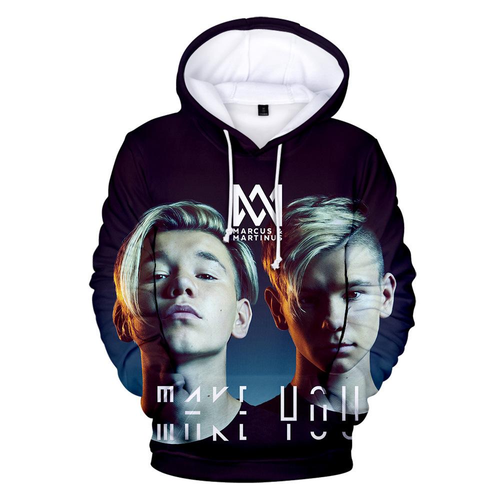 3D Printed Music Marcus and Martinus Sweatshirt Hoodies