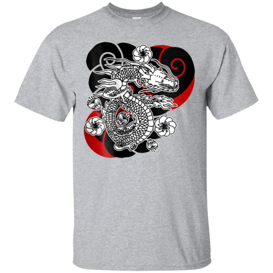 AGR Traditional Japanese Tattoo Dragon Tshirt Jaq T-shirt