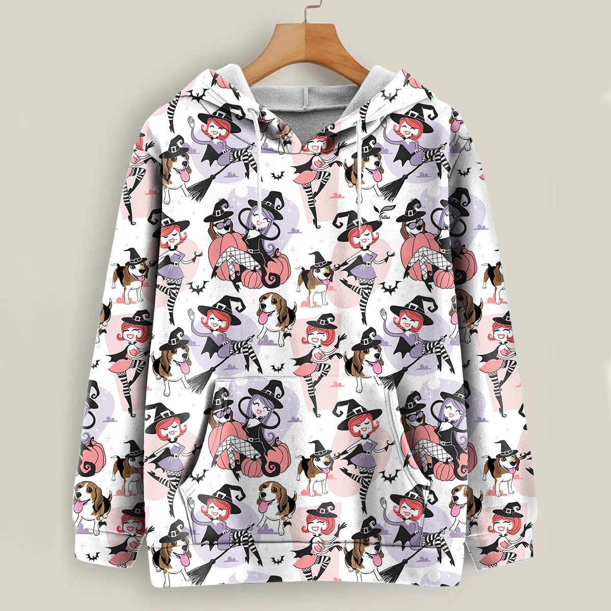 Witch Way To The Treats – Beagle Halloween Hoodie