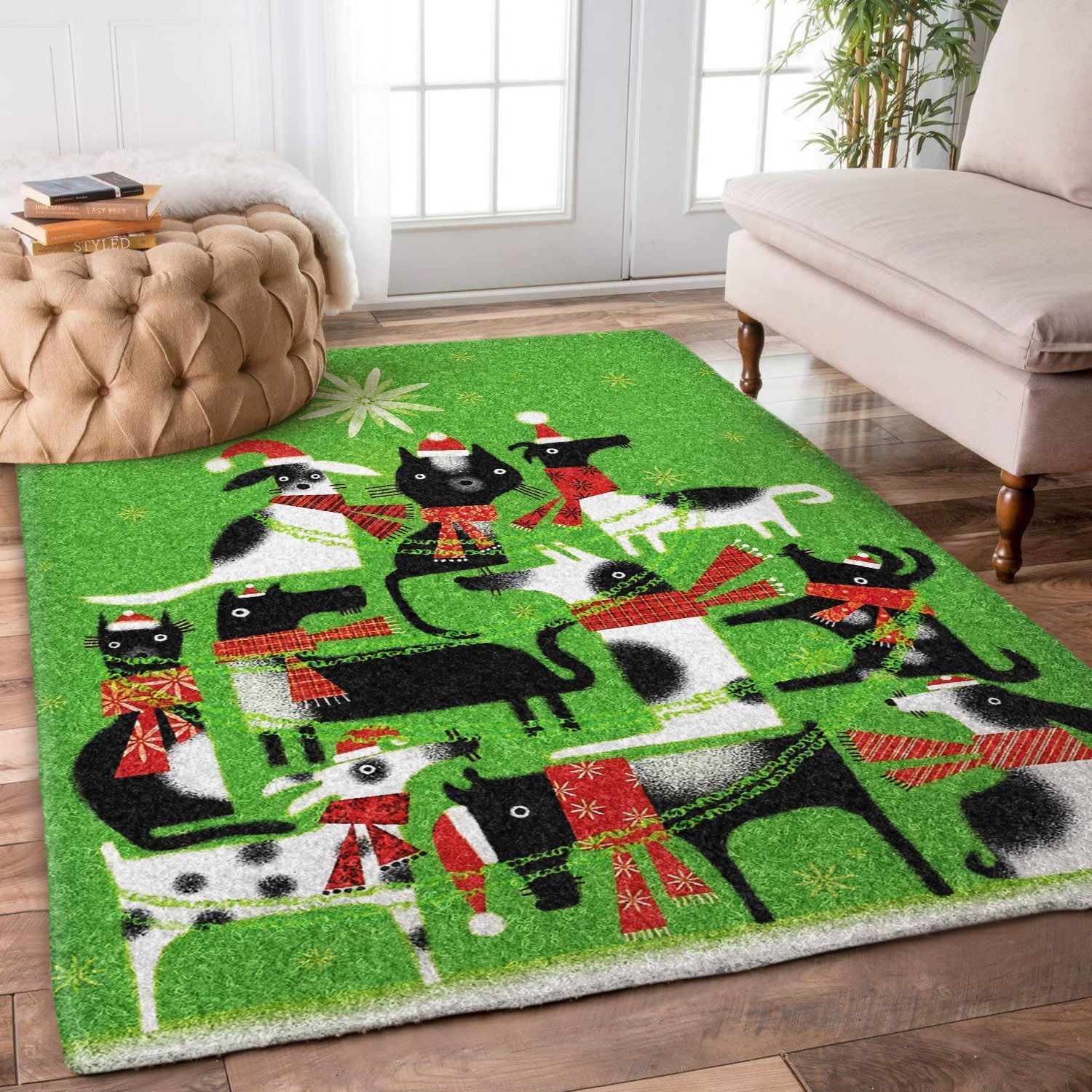 Animal Christmas Tree NP2011067R Rug