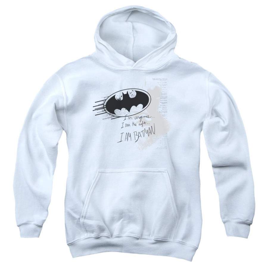 Batman – I Am Vengeance Youth Pull Over Hoodie