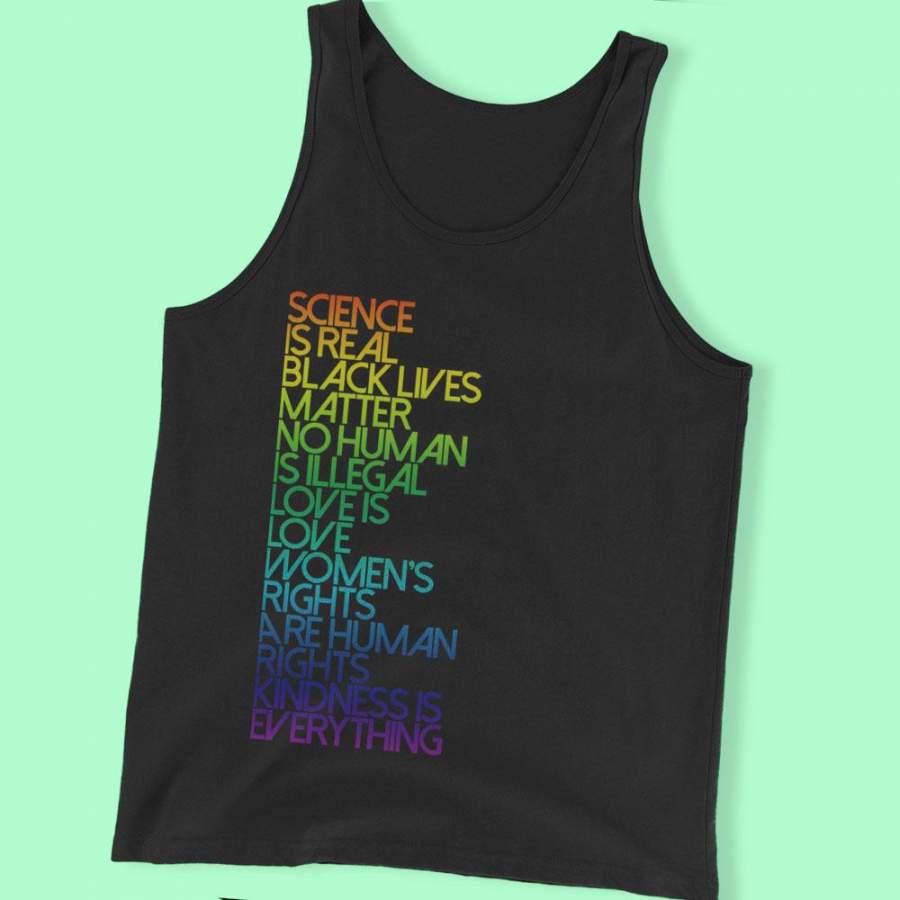 Science Is Real Black Lives Matter Men’S Tank Top