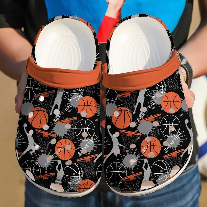 Basketball Lover Sku 184 Crocs Crocband Clog Comfortable For Mens Womens Classic Clog Water Shoes