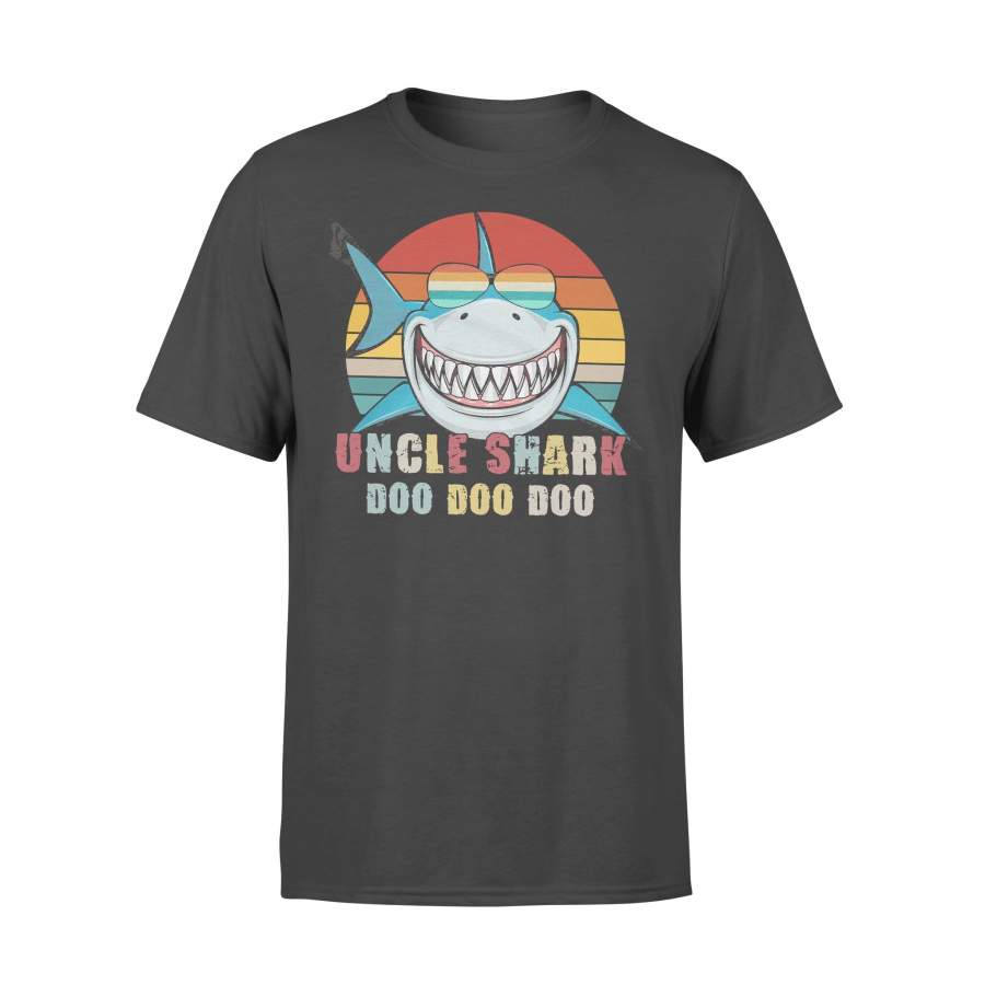 Uncle Shark Doo Doo Doo Doo Vintage Retro T-shirt