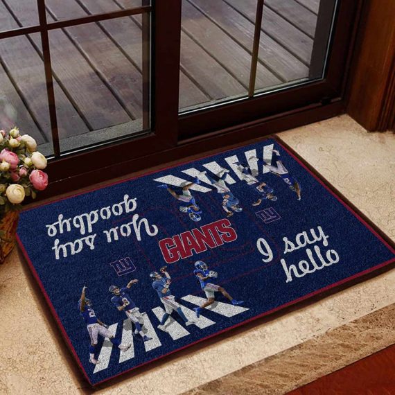 New York Giants  Vintage Design Classic Custom Name Entrance Doormat Rug