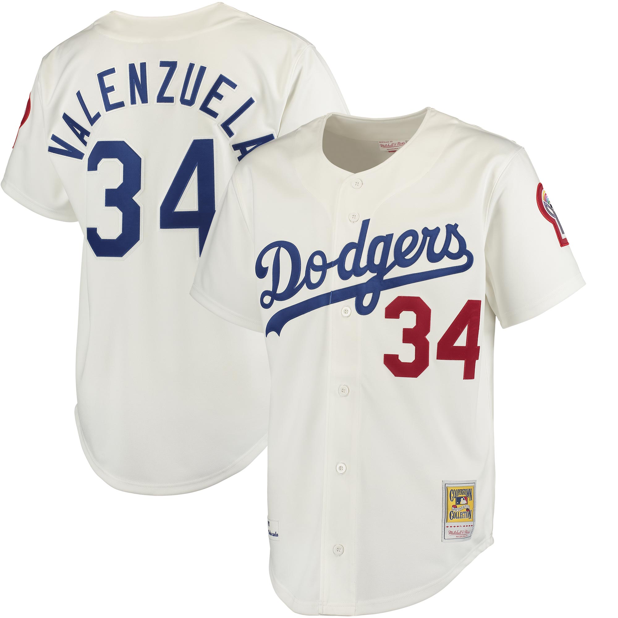 Fernando Valenzuela Los Angeles Dodgers Mitchell & Ness Authentic Jersey – White