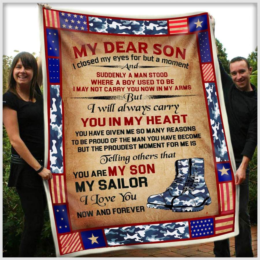 Blanket Giving Son You Are My Son My Sailor