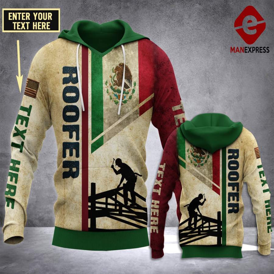 VH CUSTOMIZE ROOFER MEXICO 2712 3D PRINT HOODIE