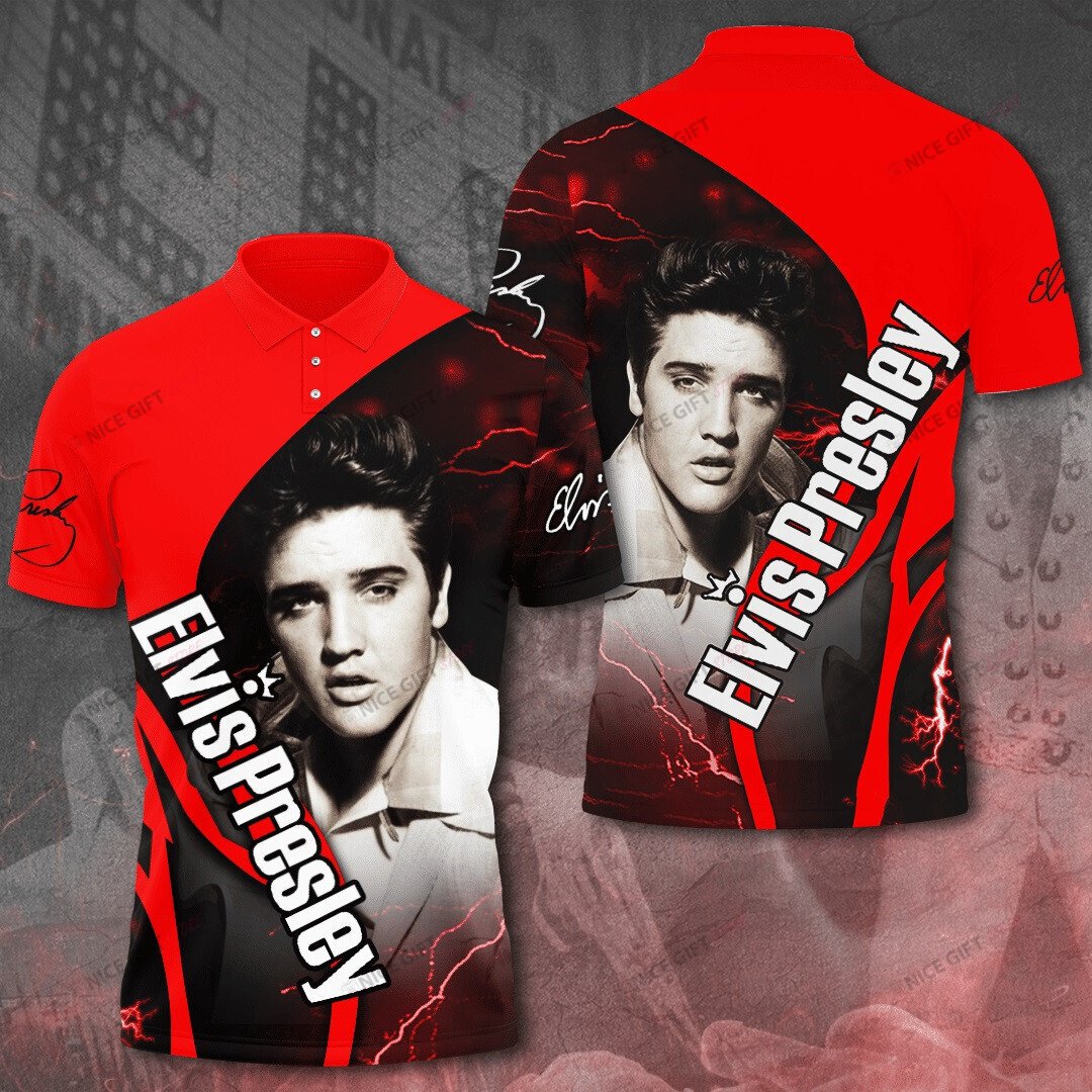 Elvis Presley Polo Shirt 3D 3Ps-I9B6
