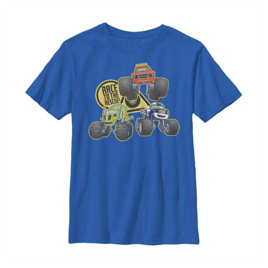 Blaze and the Monster Machines Boy’s Race to Rescue  T Shirt