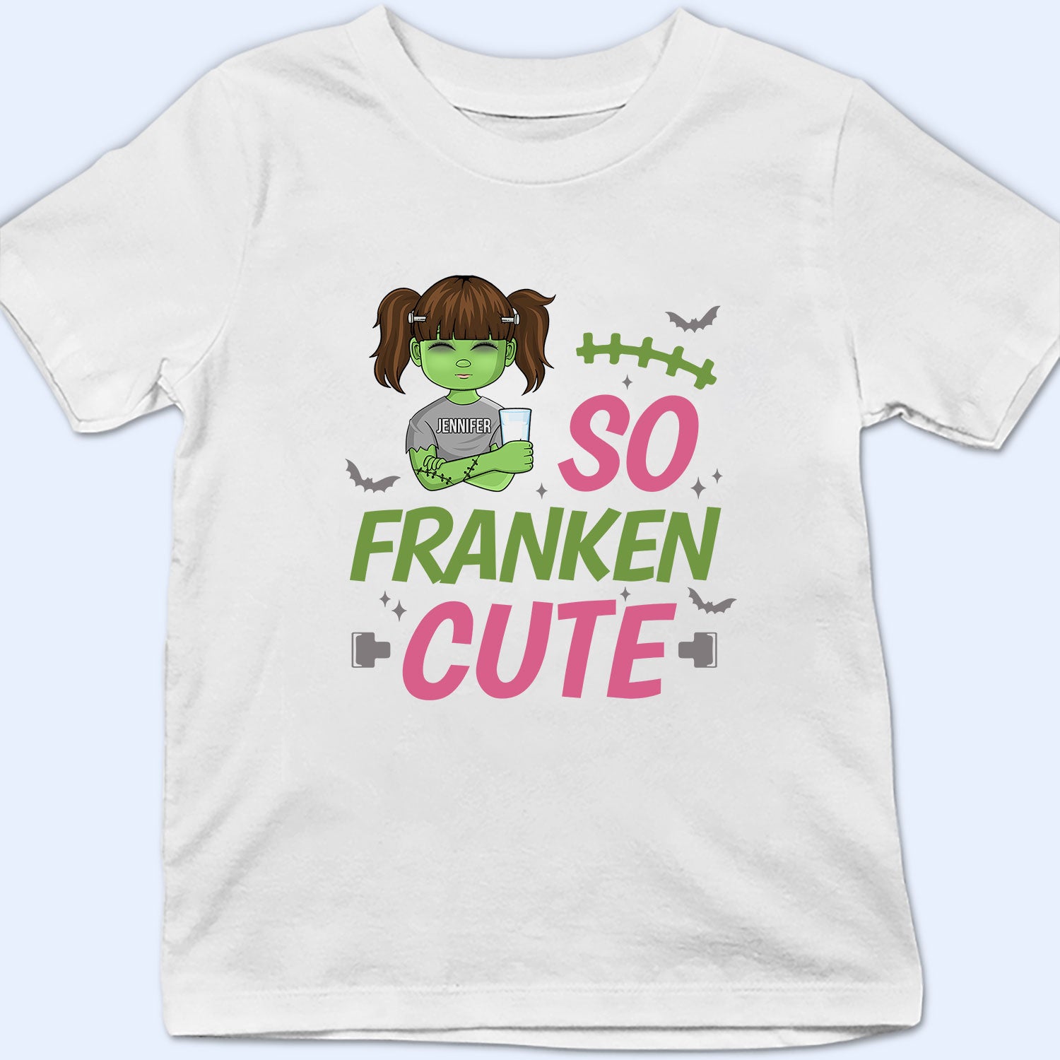 So Franken Cute – Gift For Kids – Personalized T Shirt