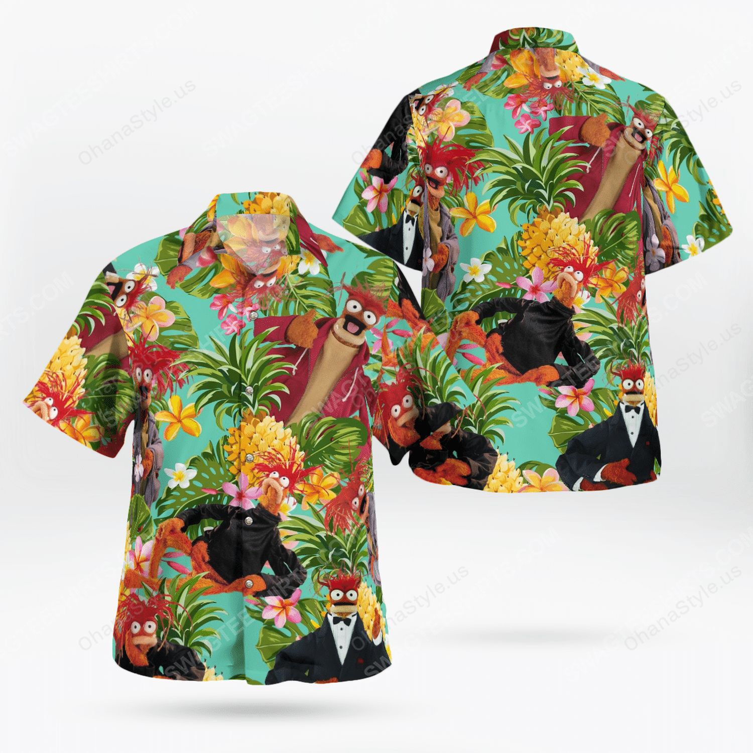 The Muppet Show Pepe King Prawn Hawaii Shirt Maria Ha82506