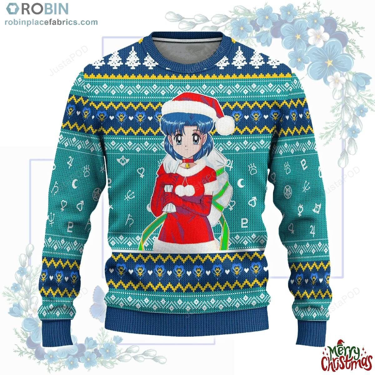 Sailor Mercury Ugly Sweater