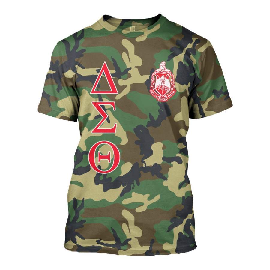 3D ALL OVER DELTA SIGMA THETA CAMO BOMBER JACKET