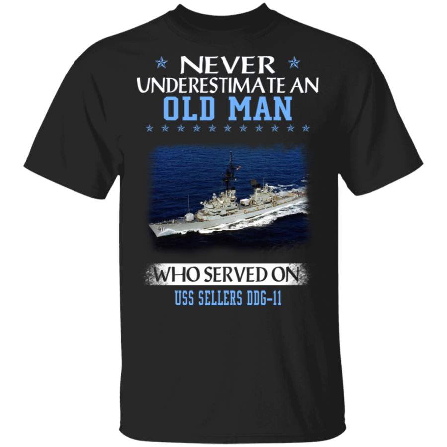 USS Sellers DDG-11 Veterans Day Christmas Gift T-Shirt