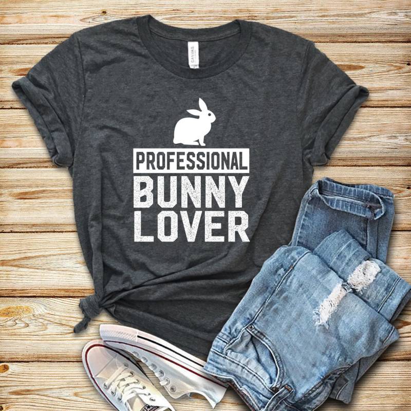 Crushtee Professional Bunny Lover Shirt Tank Top Hoodie Rabbit Shirt Bunny Shirt Rabbit Lover Gift Easter Shirt Rabbit Gift Long Sleeve Hoodie