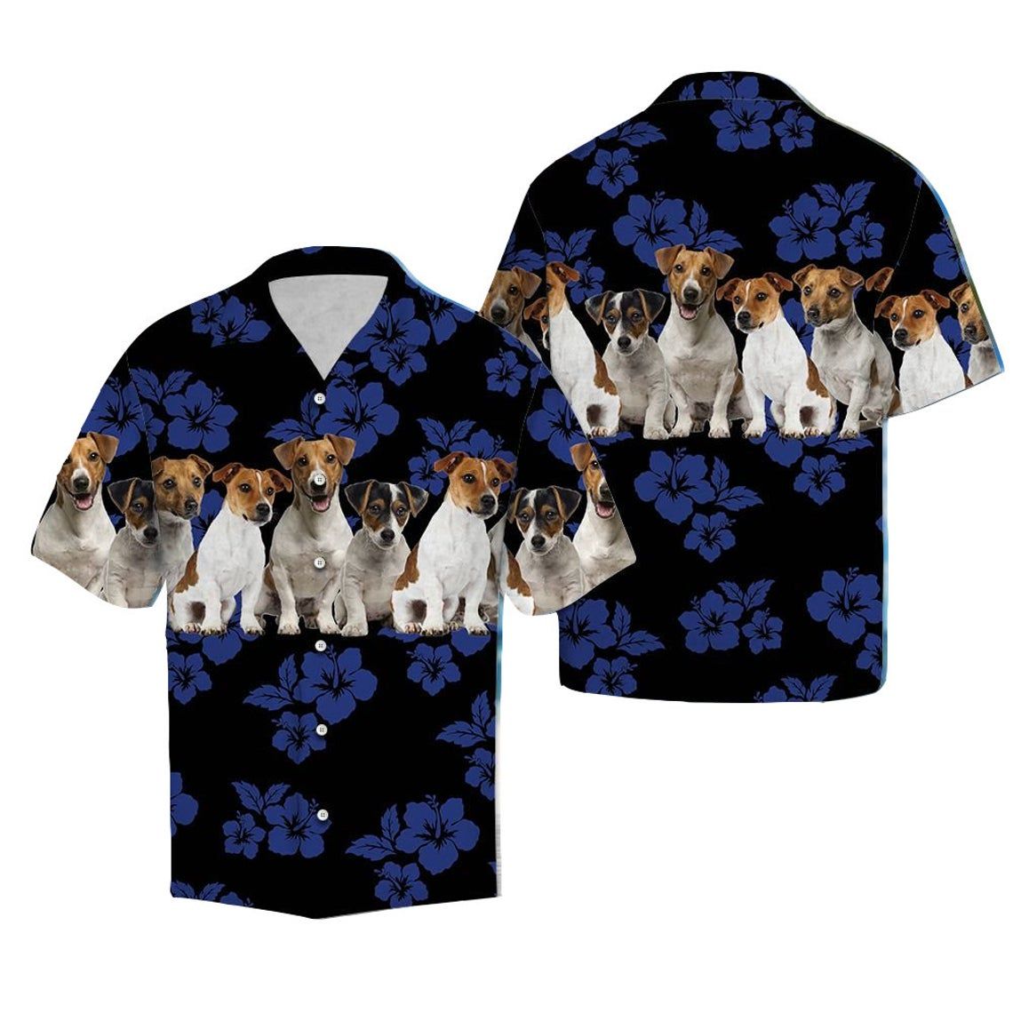 Jack Russell Terrier Black Hawaii Shirt Ha104744