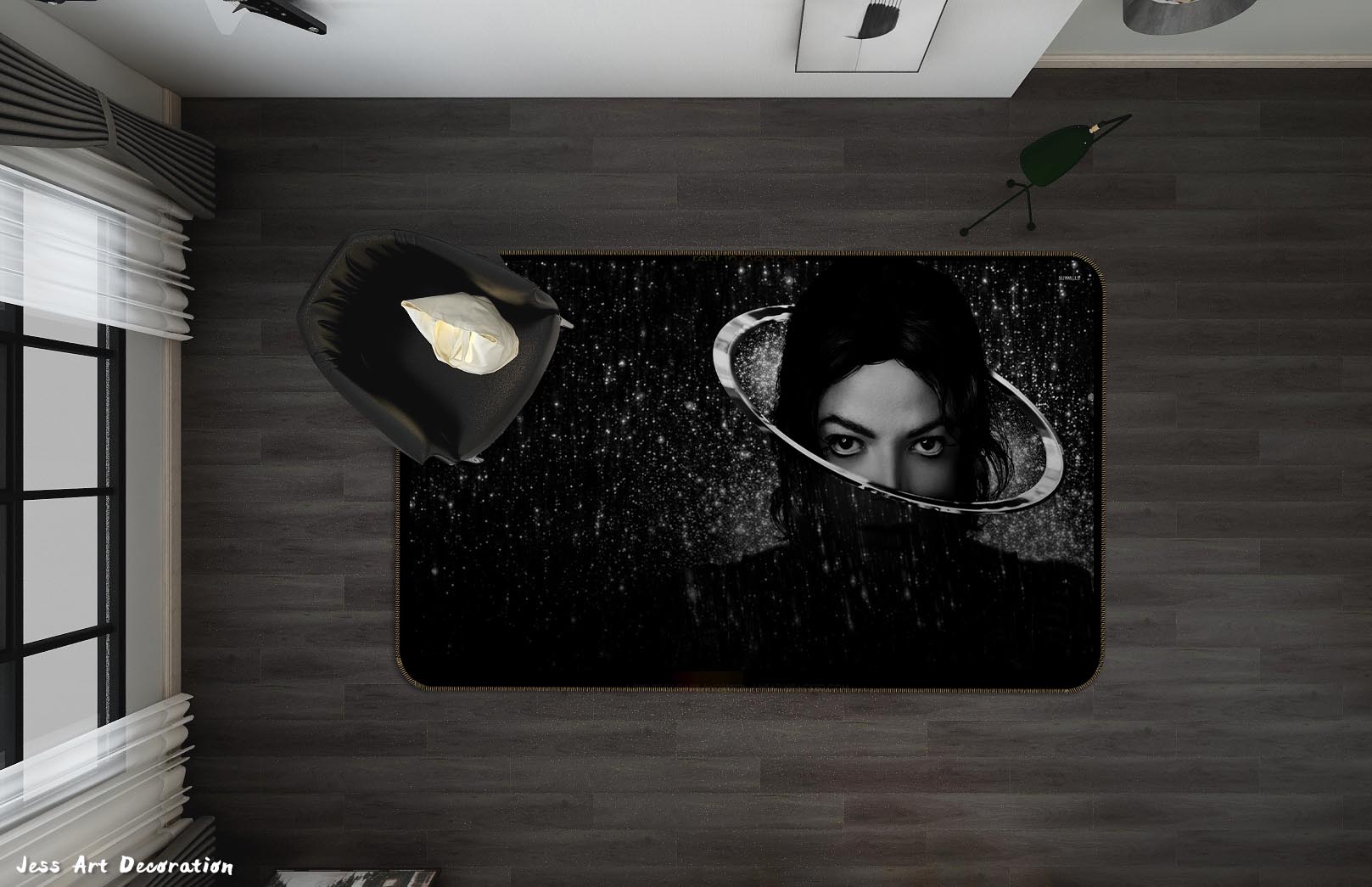 3D Michael Jackson Non-Slip Rug Mat 138