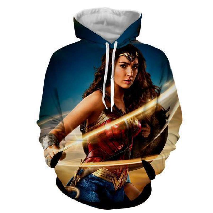 2017 Wonder Women 3D Hoodie – Wonder Women Clothing – Jacket